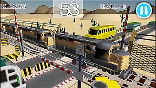 Railroad Crossing Mania - Train Simulator - Level 5 and Level 6