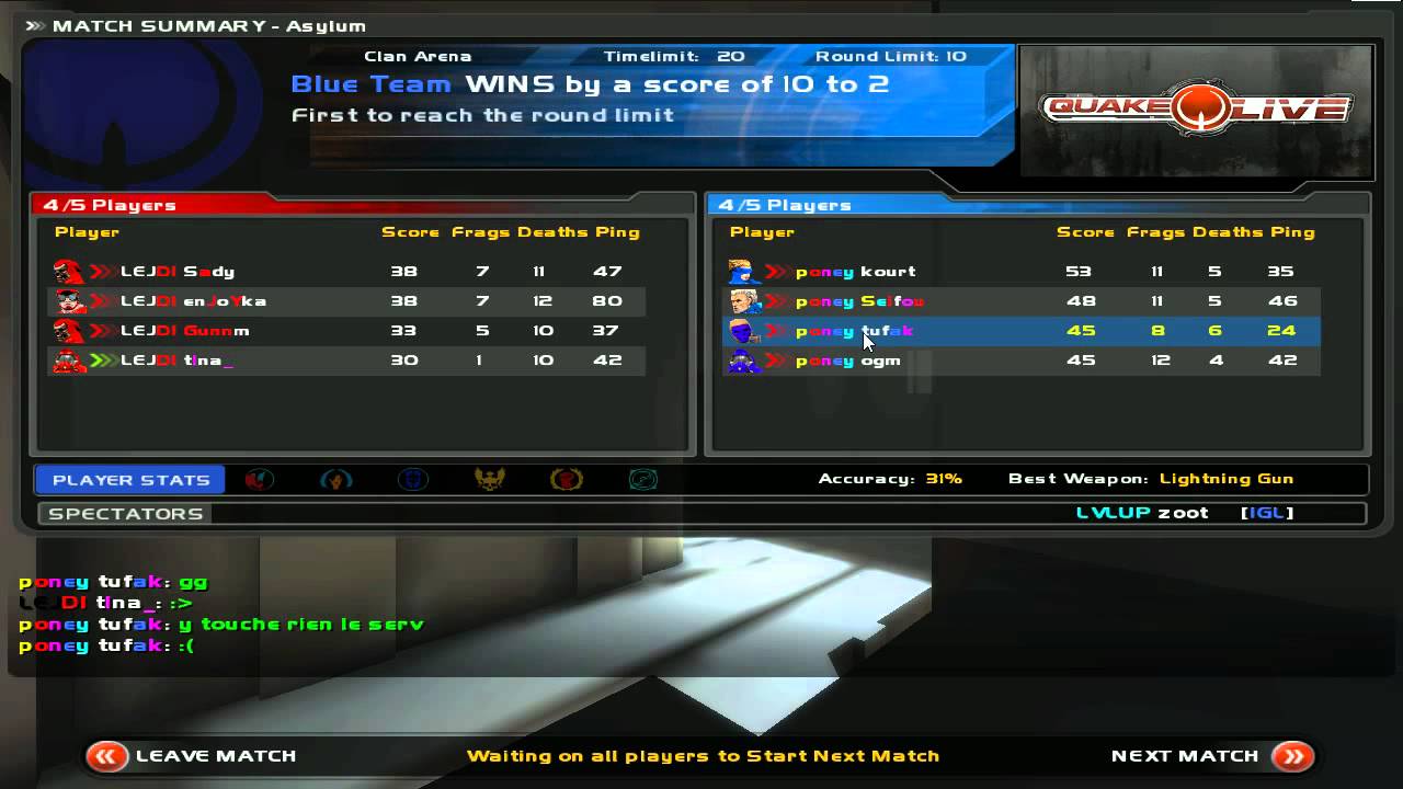 IGL Clan Arena Cup - Round 1- LEJDI vs poney