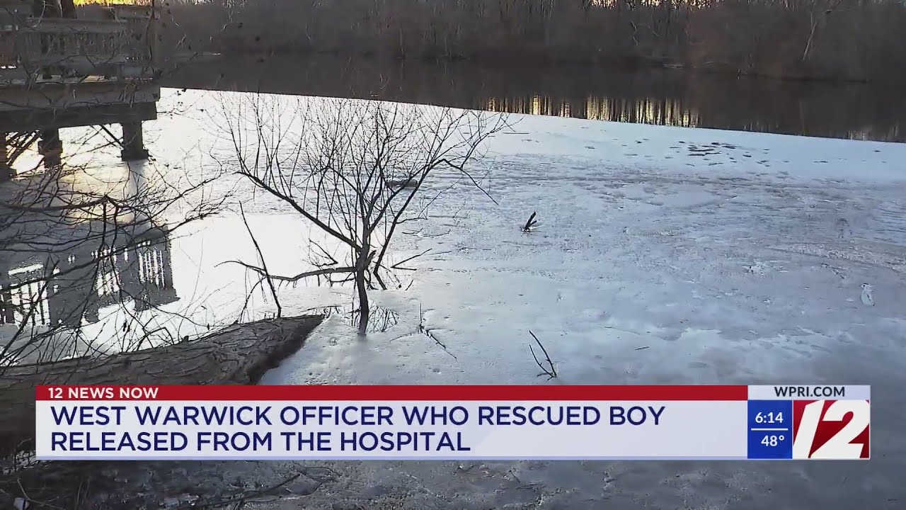 West Warwick officer who rescued boy from icy river released from ...