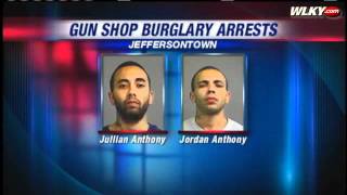 2 Men Arrested In Gun Shop Burglary
