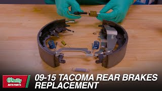 How to Change the Rear Brake Shoes and Drums on a 2009-2015 Toyota Tacoma