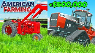 STARTING with NO MONEY and A TRACTOR! | American Farming screenshot 5