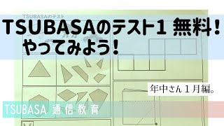 TSUBASAのテスト1無料！やってみよう。小学校受験 - YouTube