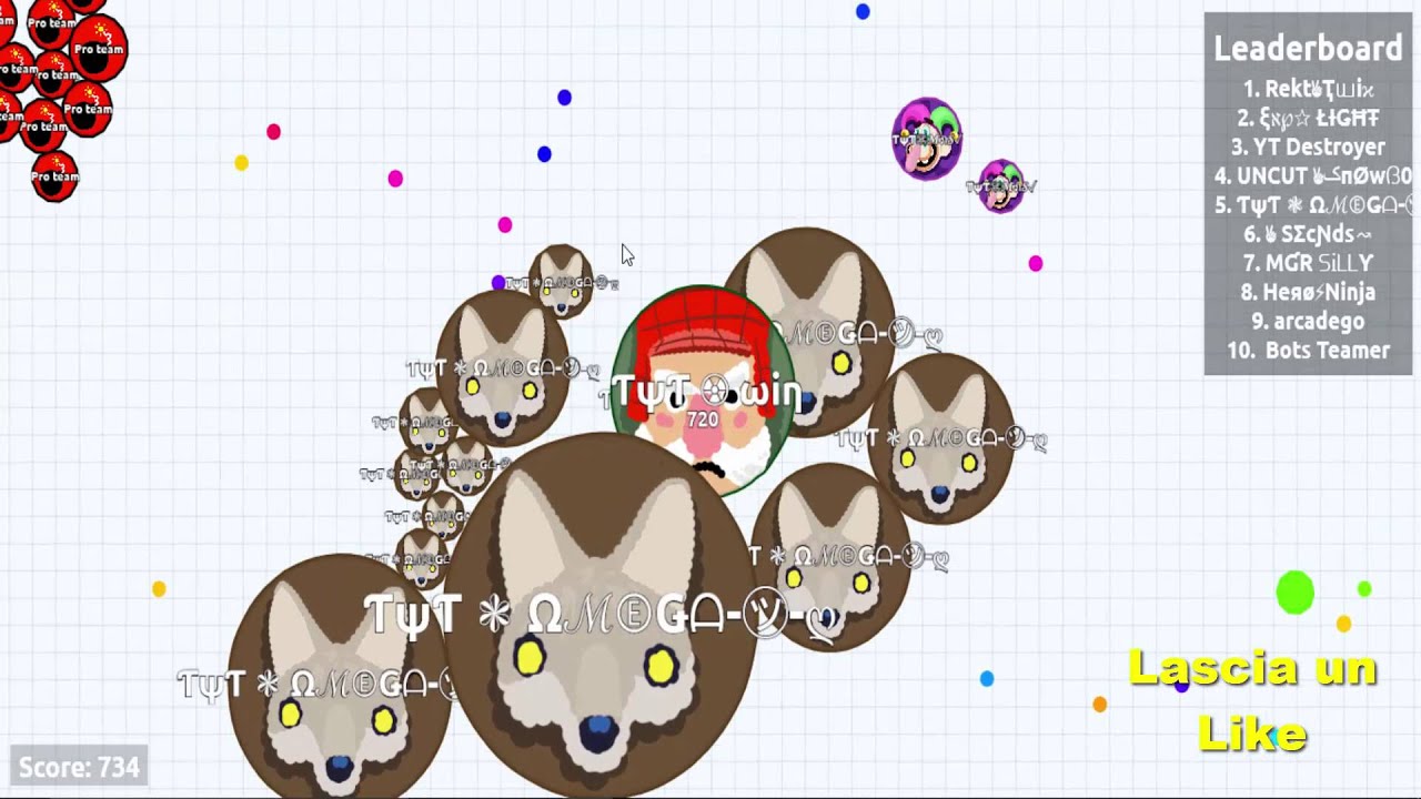 |Agar.io Mega Tricksplit| w/Omega|