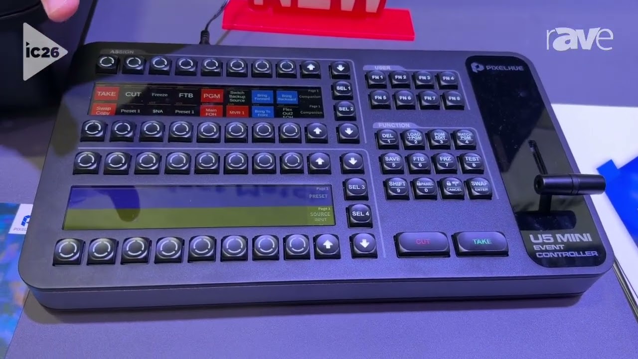 InfoComm 2026: Pixelhue Reveals U5 Mini Event Controller Console