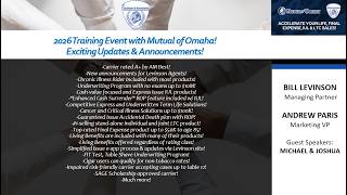 2026 Training Event with Mutual of Omaha! Exciting Updates & Announcements!