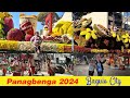 Panagbenga 2024 flower float parade festival drum and lyre street dance at baguio city philippines