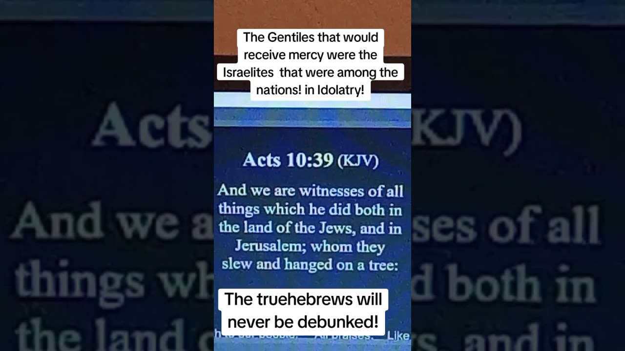 Язычники, которым должна была быть оказана милость, — это израильтяне, которые были среди народов...