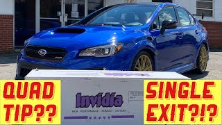 2019 STI S209 Invidia Exhaust Install