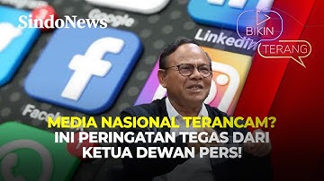 Ketua Dewan Pers Bongkar Sampah Informasi & Regulasi Pemerintah Masa Kini! | Bikin Terang | 18/10