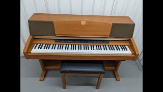 Yamaha Clavinova CLP-970 digital piano and stool in cherry wood 