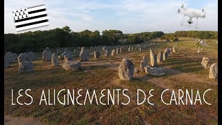 LES ALIGNEMENTS DE CARNAC EN DRONE