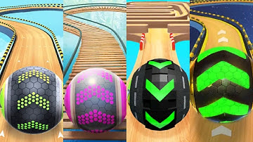 Going Balls SpeedRun, Funny Fails VS Rollance Balls,Rolling Ball,Space Rolling Ball Walkthrough 554