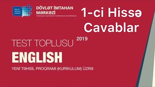 İngilis dili 1-ci hissə test toplusu-2019(DİM) İngilis dili 1-ci hissə test toplusu-2019(DİM)