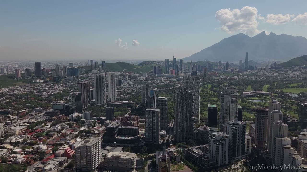 Monterrey Mexico in 4K 60FPS | Epic Drone Flythrough of City Skyline & Sierra Madre Mountains