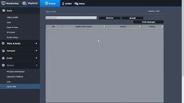 Installazione plugin su camera Hanwha Techwin Wisenet3