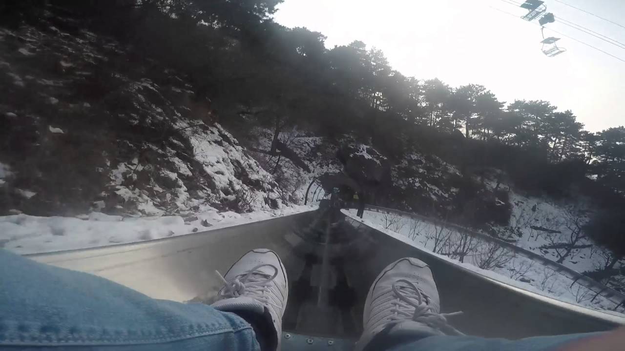 Toboggan Ride at The Great Wall of China Mutianyu YouTube