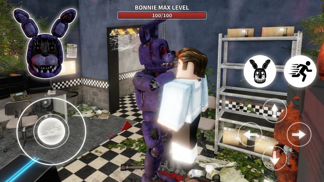 What If I BECOME Bonnie Max Level | FNAF Eternal Nights (Roblox)