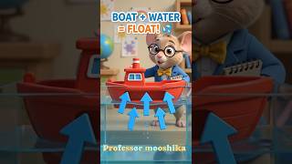 🛟 Why Do Some Things FLOAT! | Professor Mooshika #kids #funny #animation #learning #cartoon