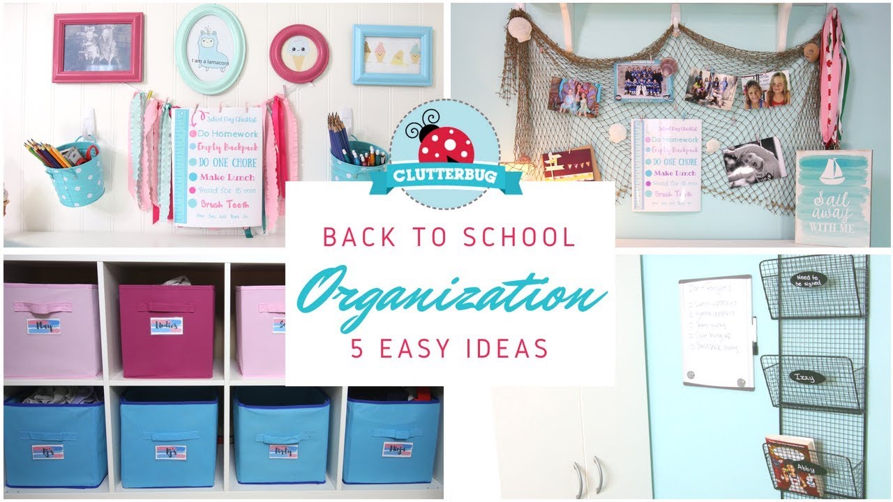 Back to School Organization - 5 Lazy Mom Hacks 