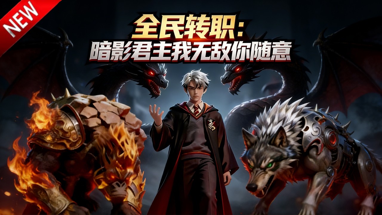 💥【新番上线】游戏入侵现实，觉醒隐藏职业暗影君主，横扫副本，立志至高王座！《全民转职：暗影君主我无敌你随意》全集 Multi SUB #热血 #漫剧 #动漫魔女