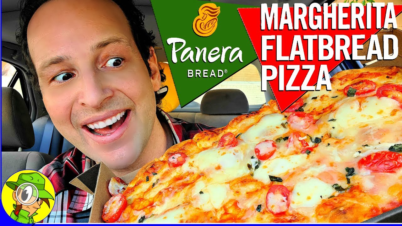 Panera Bread® MARGHERITA FLATBREAD PIZZA Review 👨‍🍳🍞🍕 Peep THIS Out! 🕵️‍♂️ YouTube