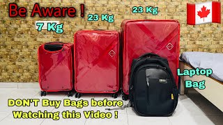 Luggage Buying Tips For International Students 2022 | Best Bags For CANADA | Watch It Before Buying
