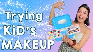 Trying kids Makeup for the First Time ?