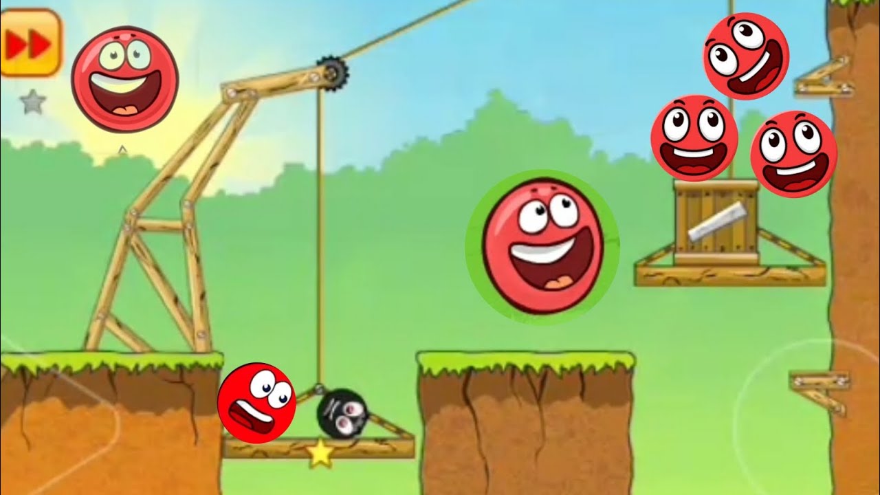 Red Ball 3 Cutscenes || Red Ball 3 All Bosses Fight || Red Ball 3 All Bosses Level 26