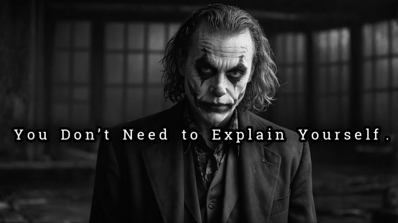 You Don’t Need to Explain Yourself, Your Silence Says It All