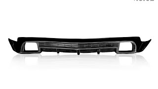 Vicrez Chevrolet Camaro 2010-2013 Premier Polyurethane Rear Diffuser Lip - vz100035