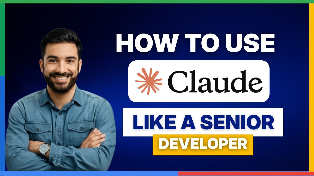 How to use Claude Code like a senior developer[FULL GUIDE] - YouTube
