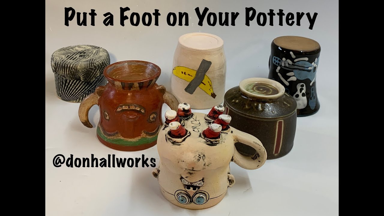 Put a Foot on Your Pottery