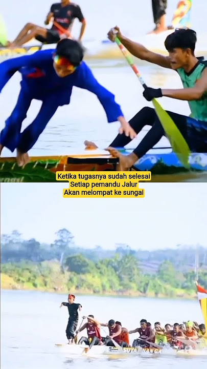Pacu Jalur loncat ke Sungai