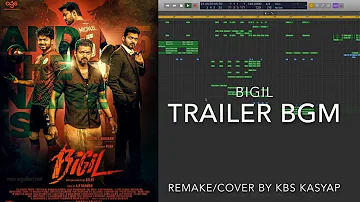 BIGIL TRAILER BGM COVER | THALAPATHY VIJAY | AR RAHMAN | ATLEE | KBS KASYAP