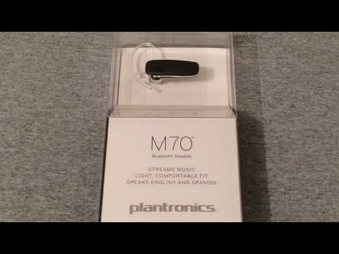 Plantronics M70 Bluetooth Unboxing