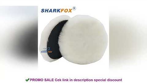 Wool Polishing Pad 3/4/5/6/7 Inches Soft Sheepskin Buffing Pads with Hook & Loop Back Wool Cutting P