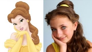 Belle's Hairstyle Tutorial | A CuteGirlsHairstyles Disney Exclusive screenshot 5