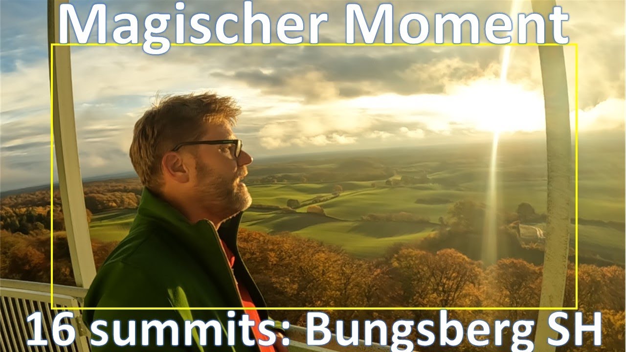 Magischer Moment: Bungsberg - höchster Berg Schleswig Holsteins 
