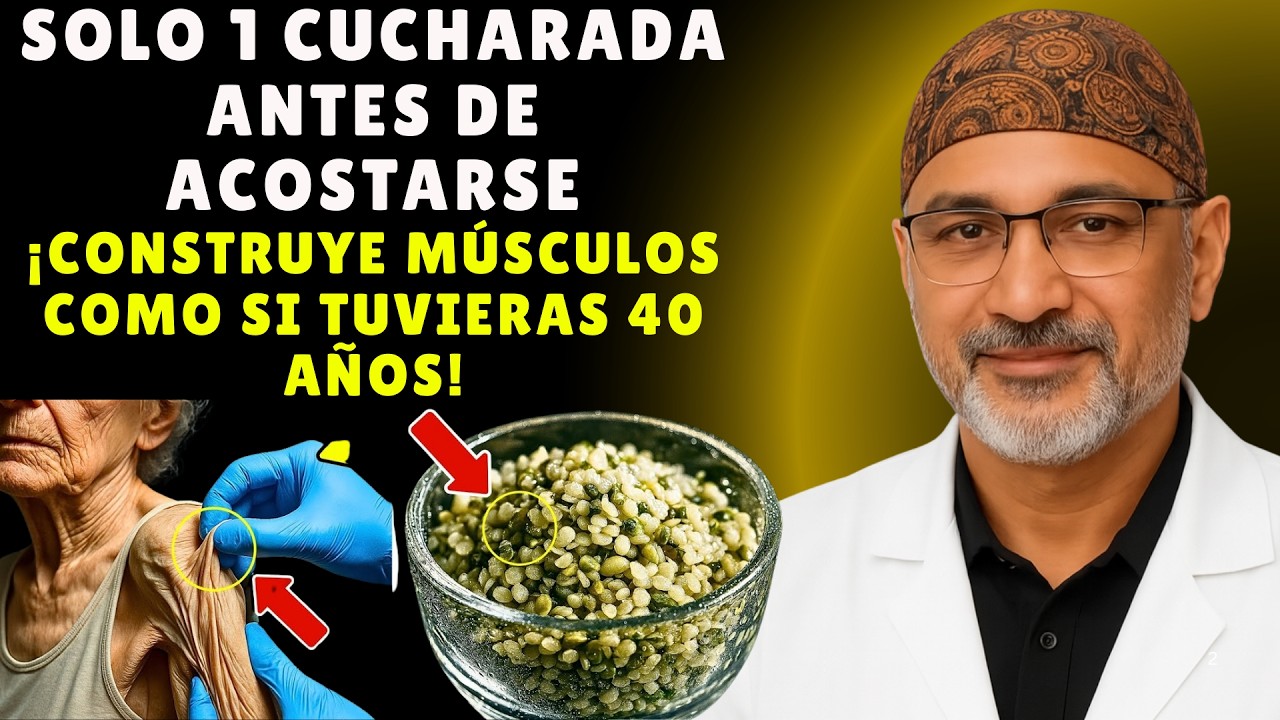 Gana músculo después de los 70: esta proteína de semilla funciona mejor que los huevos