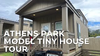 Athens Park Model Tiny House Tour (at Casini Ranch Campground in Sonoma)