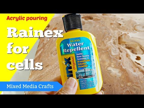 rain-x-for-making-cells-in-acrylic-pouring---test-and-review