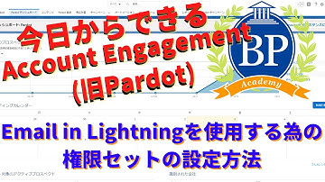 【今日からできるAccount Engagement（旧 Pardot）】Email in Lightningを使用する権限セットの設定方法