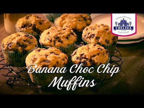 Banana Choc Chip Muffins I Chelsea Sugar