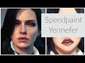 Yennefer Speedpaint The Witcher 3 -Medibang Paint Pro