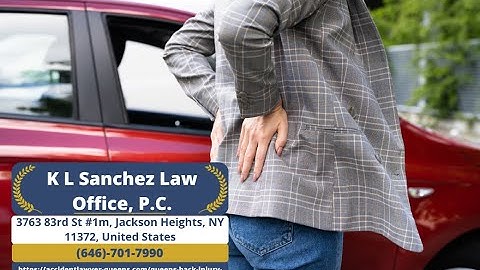 Queens Back Injury Lawyer by Keetick L. Sanchez