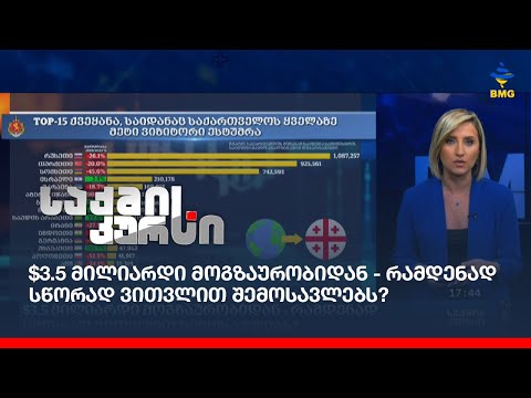 $3.5 მილიარდი მოგზაურობიდან - რამდენად სწორად ვითვლით შემოსავლებს?