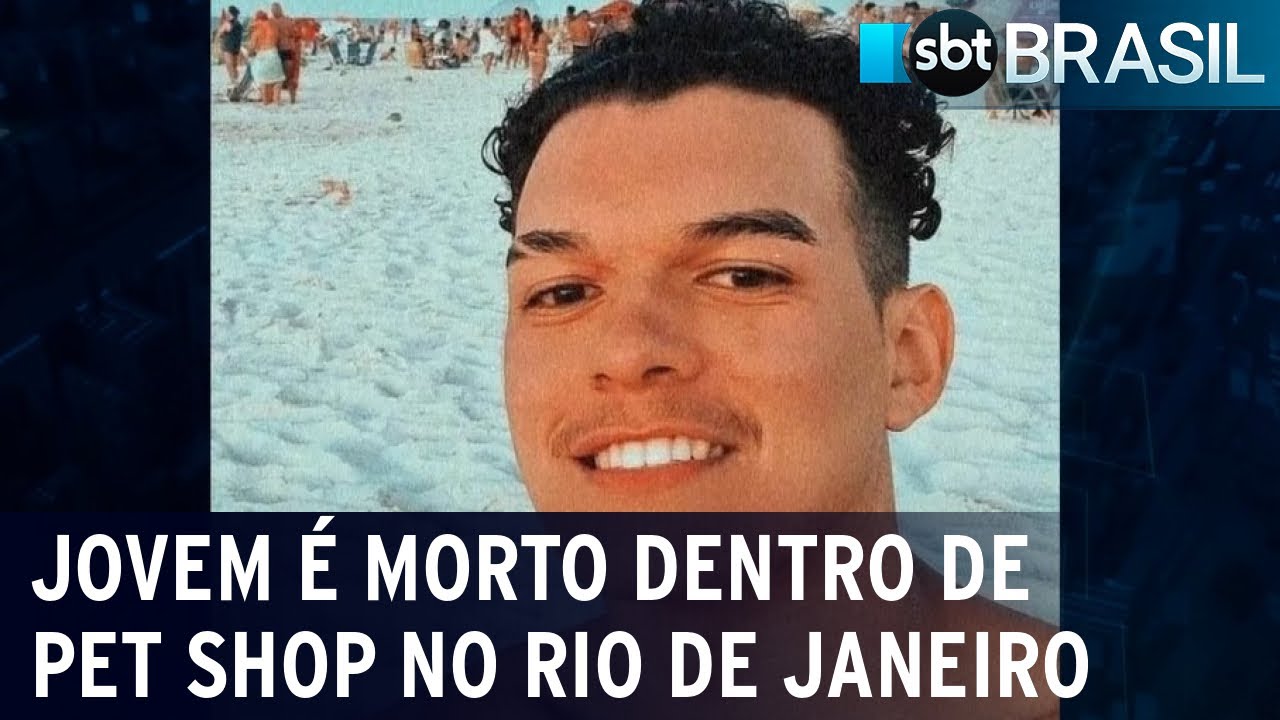 Jovem é morto dentro de pet shop no Rio de Janeiro | SBT Brasil (28/11/22)