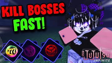 The BEST PVE Build DESTROYS Bosses In Seconds In Jujutsu Infinite