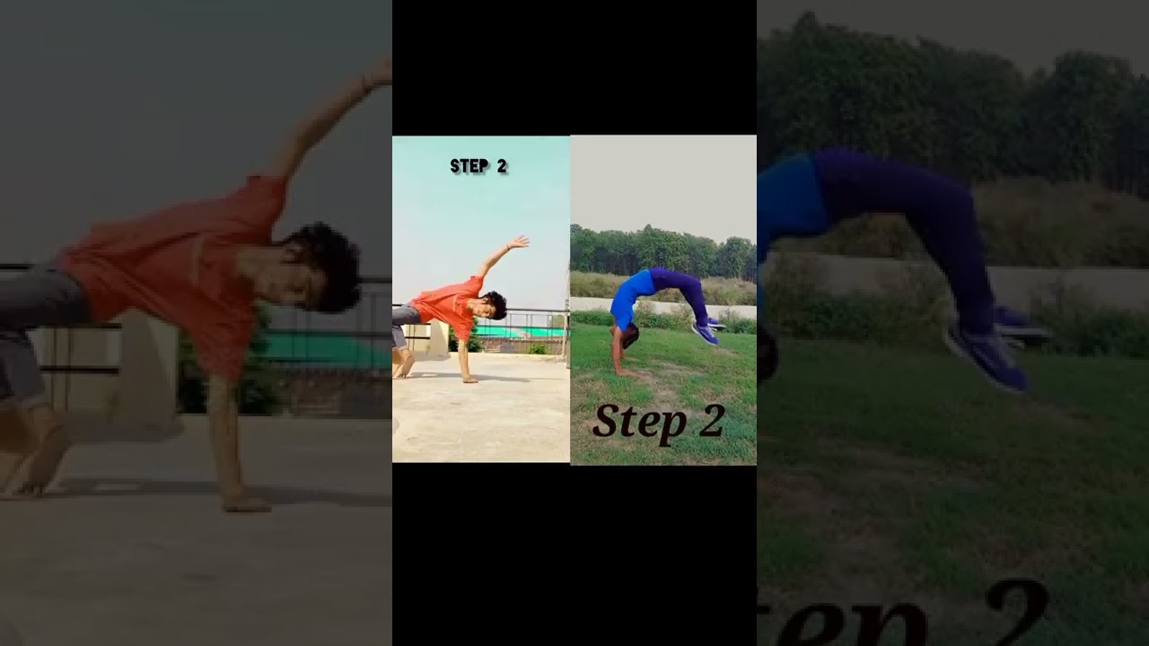 Dangerous back flip 😮/How To Learn Flip /back flip/tutorial /